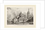 Veduta del Prospetto della Chiesa di S. Giorgio Maggiore, 1742 by Joseph Wagner