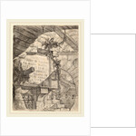 Title Plate by Giovanni Battista Piranesi