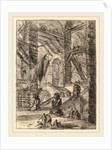 The Staircase with Trophies by Giovanni Battista Piranesi