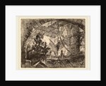 Prisoners on a Projecting Platform by Giovanni Battista Piranesi