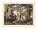 Prisoners on a Projecting Platform by Giovanni Battista Piranesi