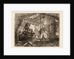 Prisoners on a Projecting Platform by Giovanni Battista Piranesi