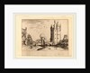Town Gate with Country Houses by Johannes van Doetechum the Elder and Lucas van Doetechum