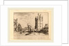 Town Gate with Country Houses by Johannes van Doetechum the Elder and Lucas van Doetechum