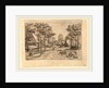 Village Street by Johannes van Doetechum the Elder and Lucas van Doetechum