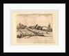 Fields and a Village Road with Post Mill by Johannes van Doetechum the Elder and Lucas van Doetechum