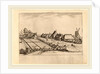 Fields and a Village Road with Post Mill by Johannes van Doetechum the Elder and Lucas van Doetechum