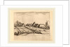 Fields and a Village Road with Post Mill by Johannes van Doetechum the Elder and Lucas van Doetechum