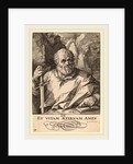 Saint Matthias, probably 1589 by Hendrik Goltzius