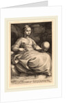 Erato, probably 1592 by Hendrik Goltzius