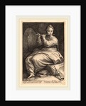 Euterpe, probably 1592 by Hendrik Goltzius