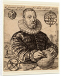 Nicolaus Petri van Deventer, 1595 by Hendrik Goltzius