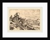 Ruins on the Palatine, Looking toward the Baths of Caracalla, probably 1550 by Hieronymus Cock