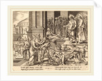 The Deaths of Ananias and Sapphira by Philip Galle