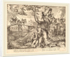 The Baptism of the Eunuch by Saint Philip by Philip Galle