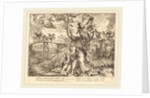 The Baptism of the Eunuch by Saint Philip by Philip Galle