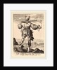 Helmeted Musketeer, 1587 by Jacques de Gheyn II