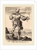 Helmeted Musketeer, 1587 by Jacques de Gheyn II