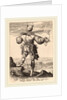 Helmeted Musketeer, 1587 by Jacques de Gheyn II