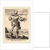 Helmeted Musketeer, 1587 by Jacques de Gheyn II