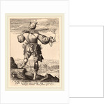 Helmeted Musketeer, 1587 by Jacques de Gheyn II