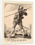 Pikeman, 1587 by Jacques de Gheyn II