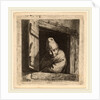 The Peasant in a Window by Cornelis Bega