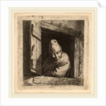 The Peasant in a Window by Cornelis Bega