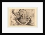 Caesar Crossing Stormy Seas, 1634 by Willem Basse