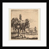 Two Mules by Karel Dujardin