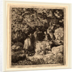Four Figures under a Tree by Allart van Everdingen