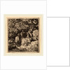 Four Figures under a Tree by Allart van Everdingen