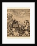 Man on a Small Wooden Bridge by Allart van Everdingen