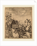 Man on a Small Wooden Bridge by Allart van Everdingen