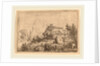 Ruined Cottage, Surrounded by Water by Allart van Everdingen