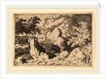 Three Men on a Rock by Allart van Everdingen
