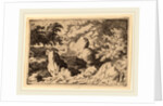 Three Men on a Rock by Allart van Everdingen
