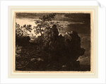 Large Rock at the River by Allart van Everdingen