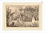 Swine Herd near a Chapel by Allart van Everdingen