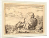 Two Men Seated at the Foot of a High Rock by Allart van Everdingen