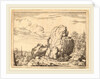 Two Men Seated at the Foot of a High Rock by Allart van Everdingen