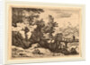Man on a Small Wooden Bridge by Allart van Everdingen
