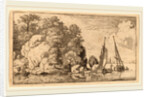 Two Boats on a Wide River by Allart van Everdingen