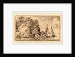 Two Boats on a Wide River by Allart van Everdingen