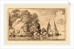 Two Boats on a Wide River by Allart van Everdingen