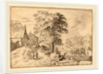 Cart with Two Draft Horses by Allart van Everdingen