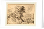 Cart with Two Draft Horses by Allart van Everdingen
