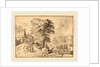 Cart with Two Draft Horses by Allart van Everdingen