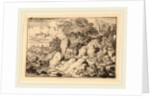 Two Horsemen on a Rocky Path by Allart van Everdingen