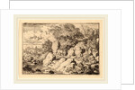 Two Horsemen on a Rocky Path by Allart van Everdingen